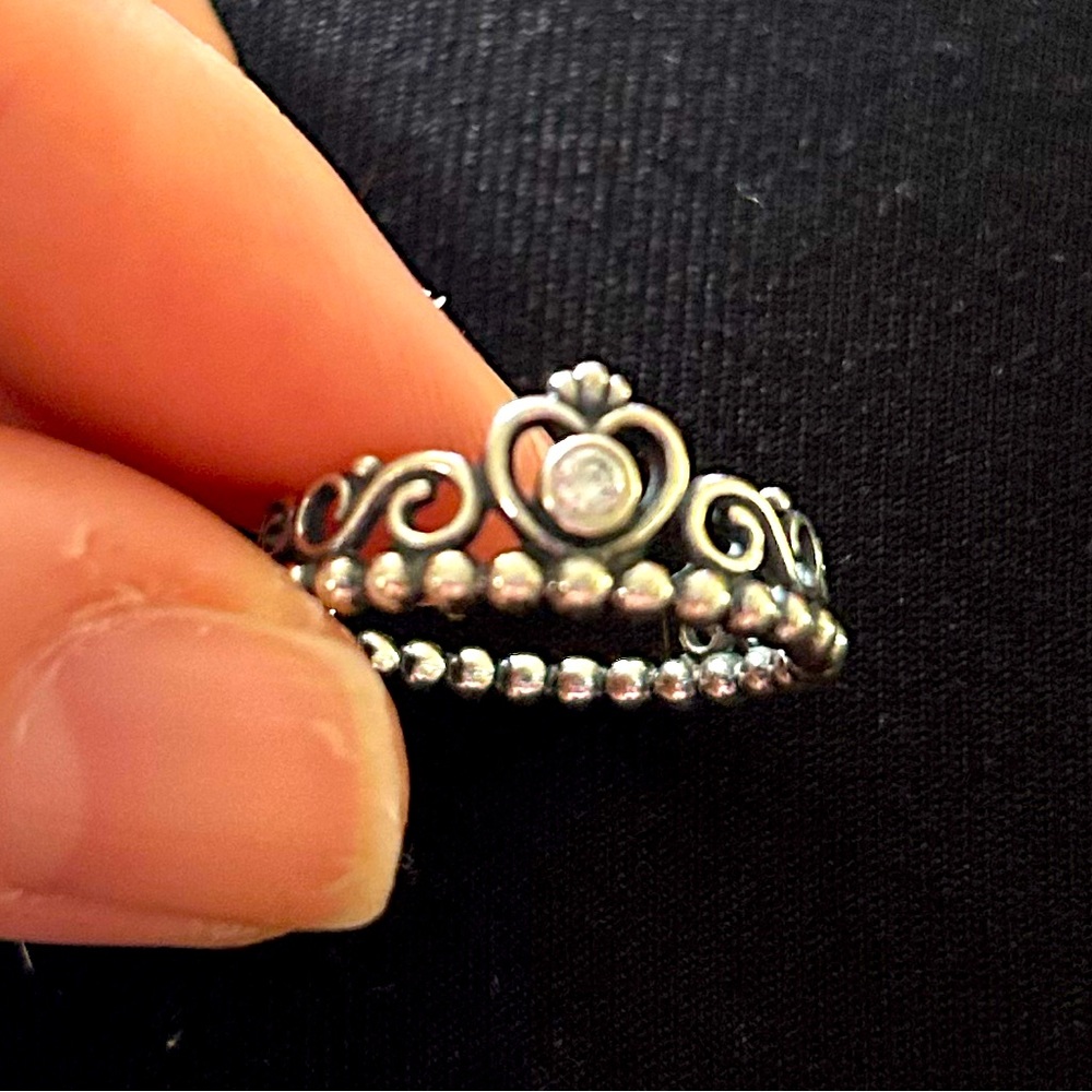 Pandora Princess Tiara Crown Ring